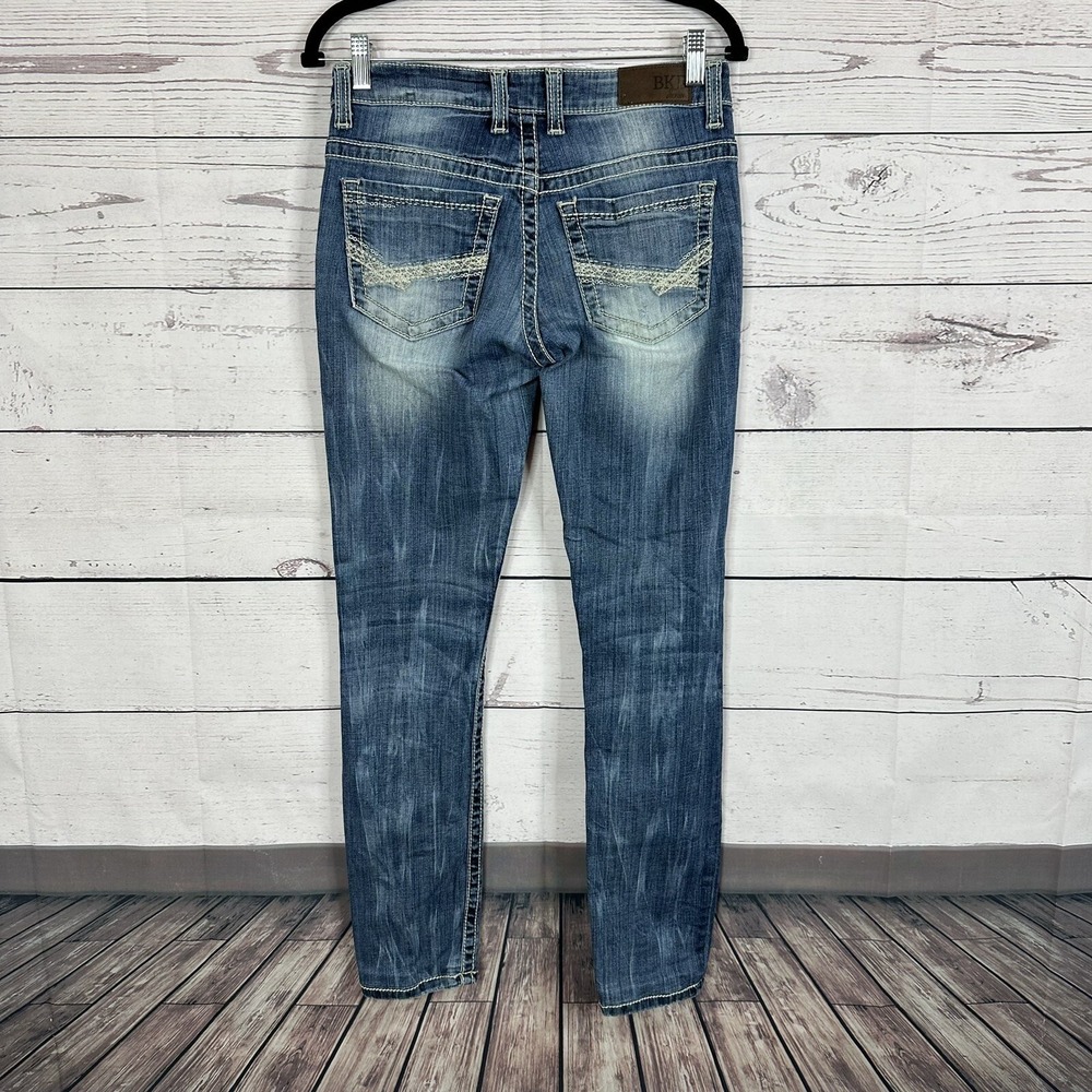 Buckle BKE Jeans Womens 25 Blue Culture Skinny‎ Thick Stitch Western Modern